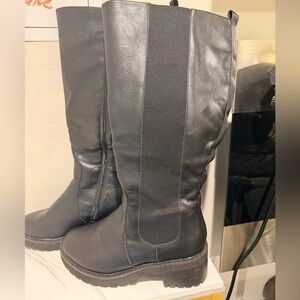 Lane Bryant Black Knee-High Boots